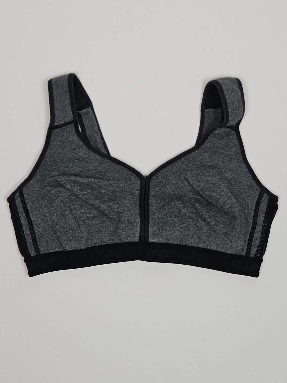 Vogue Grey Wireless Comfort Bra Size 36C Soft Stretch Lounge Bra
